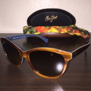 Maui Jim Canna Polarized Cat Eye Sunglasses